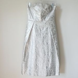 Stunning silver occasion dress